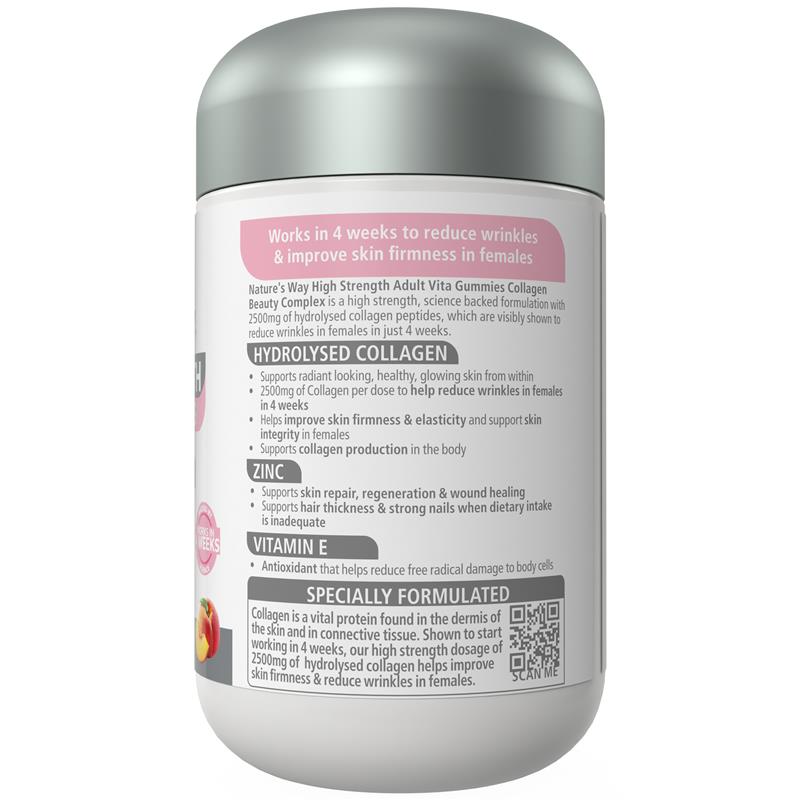 Nature's Way Adult Vita Gummies Sugar Free High Strength Collagen 50 Gummies