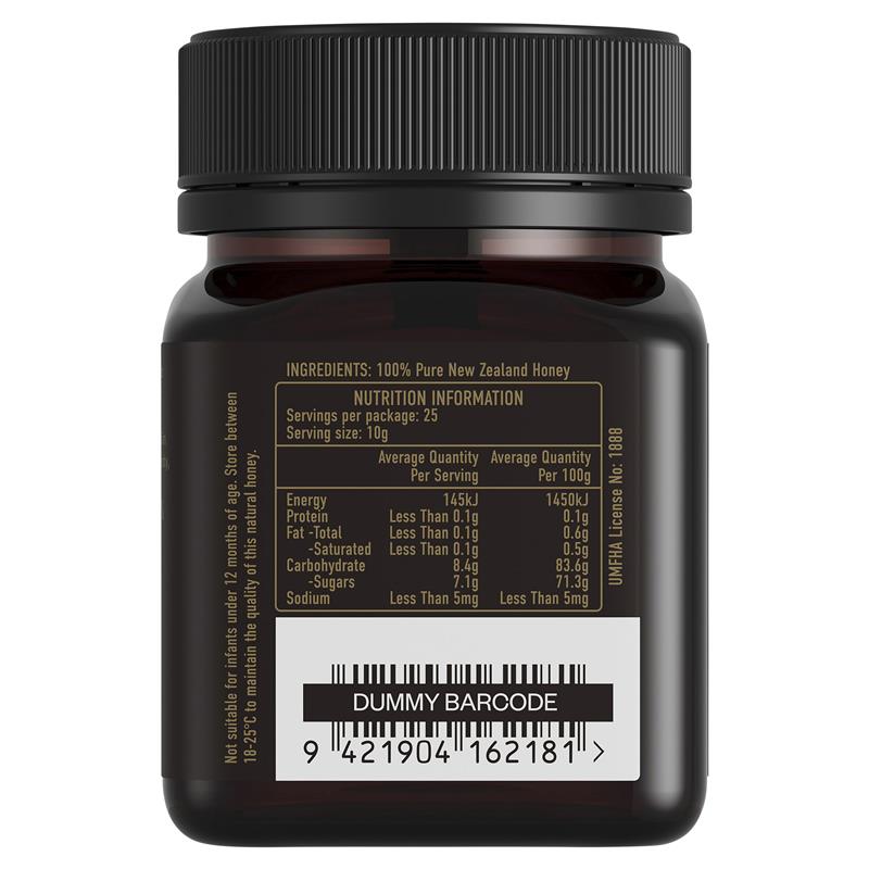 Egmont Honey UMF 25+ Manuka Honey 250g