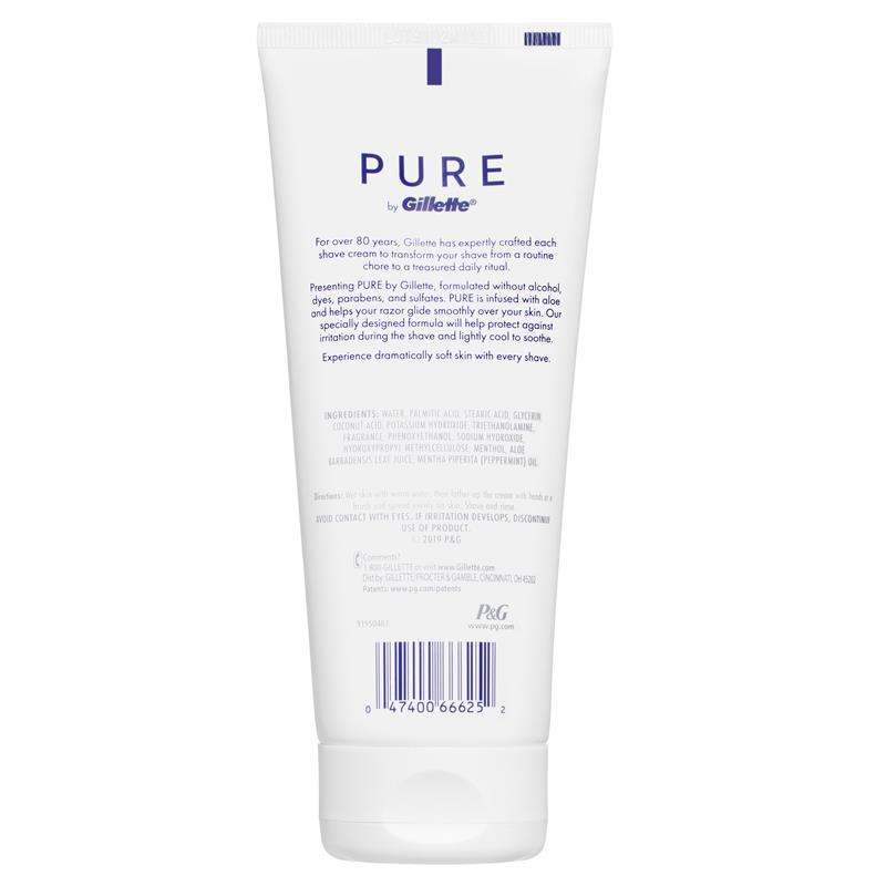 Gillette Pure Shave Cream for Men 170g - GimmeNow