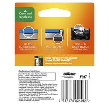 Gillette Fusion Manual Razor Blades 8 Pack