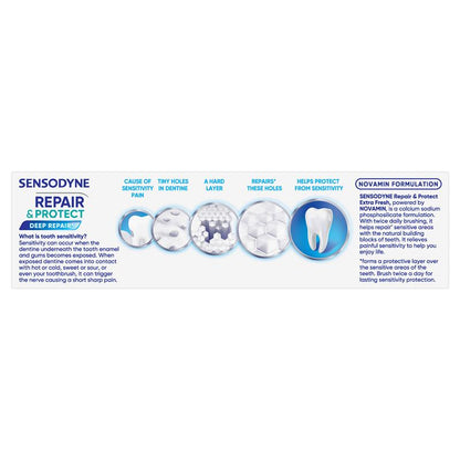 Sensodyne Sensitive Teeth Pain Repair & Protect Extra Fresh Toothpaste 100g