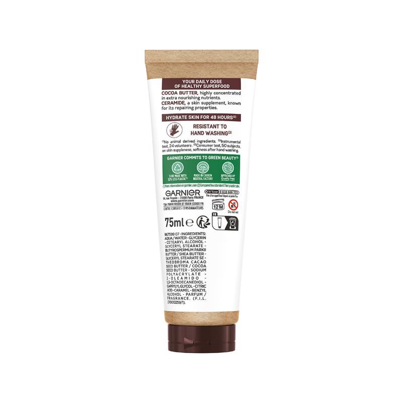 Garnier Hand Superfood Cocoa & Ceramide Repairing Balm 75ml