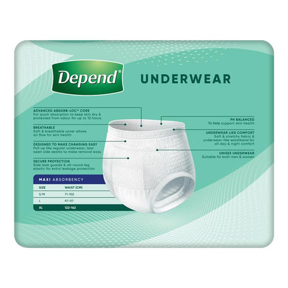 Depend Expert Care Incontinence Underwear Maxi XL 10 Pack