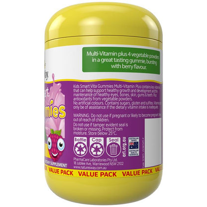 Nature's Way Kids Smart Vita Gummies Multi-Vitamin+ 150 Gummies Exclusive Size