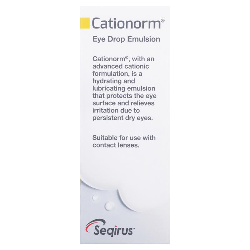 Cationorm Preservative Free Eye Drops 10ml