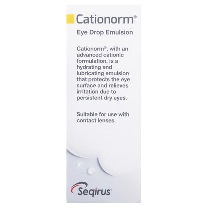 Cationorm Preservative Free Eye Drops 10ml