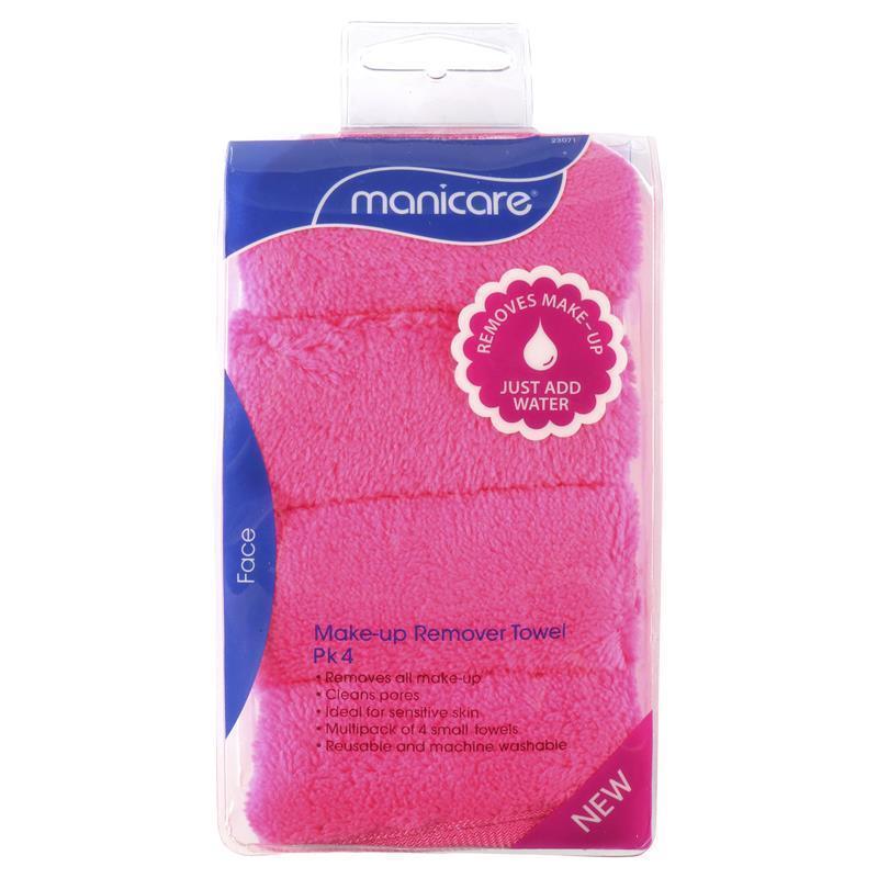 Manicare Make-Up Remover Towel 4 Pack