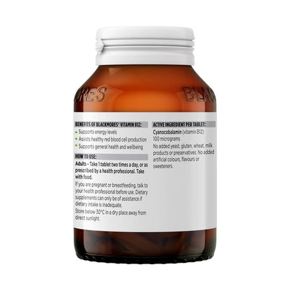 Blackmores B12 100MCG 150 Tablets