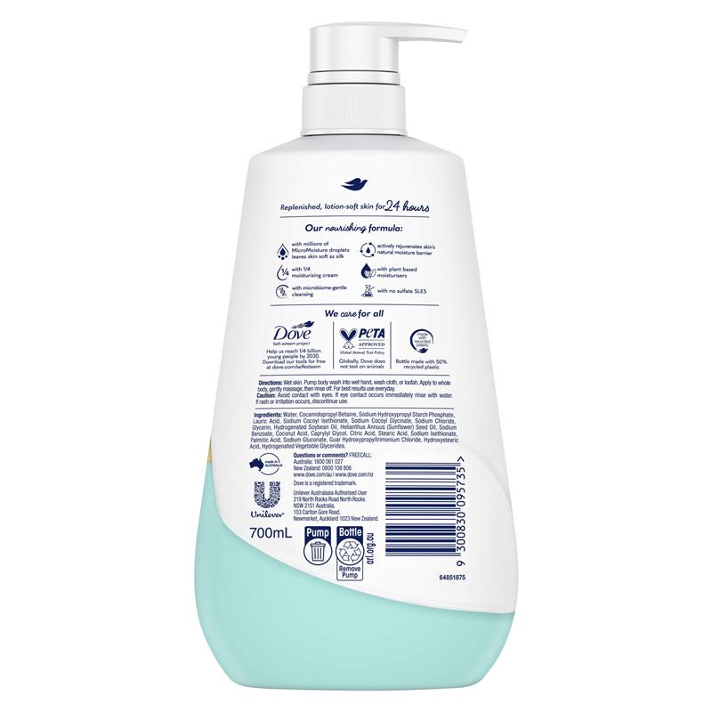 Dove Advanced Care Body Wash Sensitive 700ml
