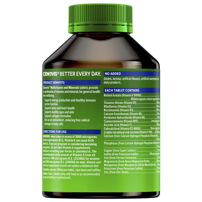 Cenovis Multivitamin and Minerals 200 Tablets