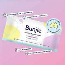 Bunjie Probiotic Baby Wipes 3 x 80 Pack