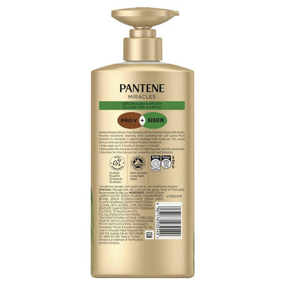 Pantene Miracles Keratin Smooth & Sleek Shampoo 650ml