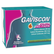 Gaviscon Dual Action Peppermint 64 Chewable Tablets