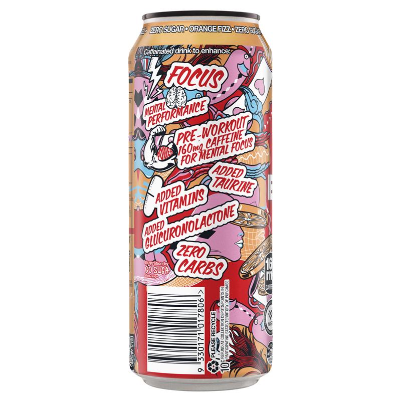 BSc Energy Drink Orange Fizz 500ml