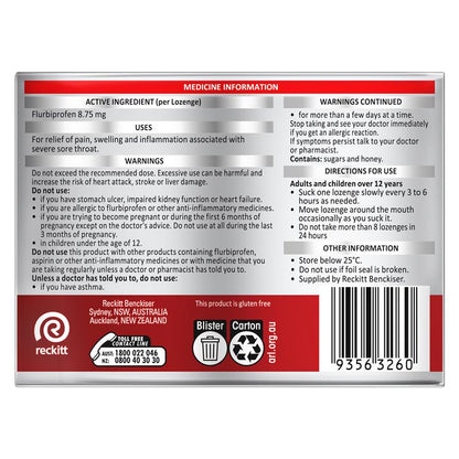 Strepfen Intensive Honey & Lemon 16 Lozenges