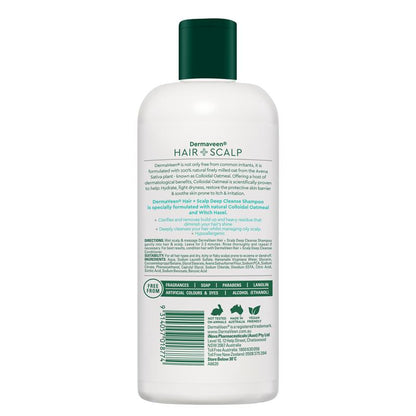 DermaVeen Hair + Scalp Deep Cleanse  Shampoo 500ml