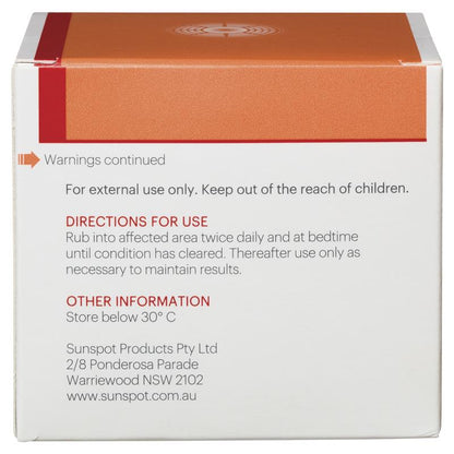 John Plunketts Sunspot Cream 100g