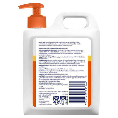 Cancer Council SPF 50+ Everyday Value 1 Litre