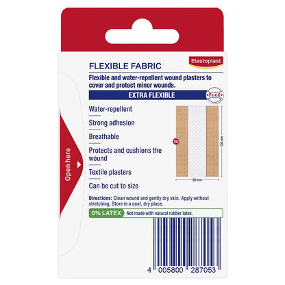 Elastoplast Flexible Fabric Dressing Length 6cmx10cm 10 Pack