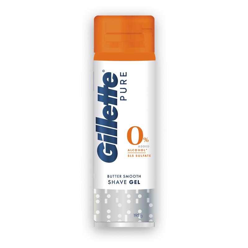 Gillette Pro Skin Hydrating Shave Gel Shea Butter 195g