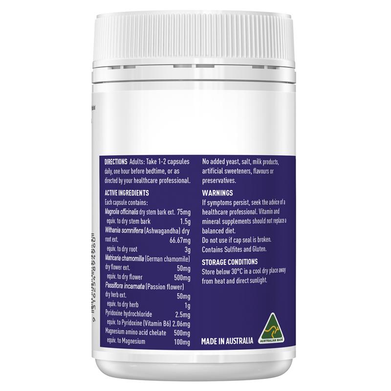 Healthy Care Good Night Sleep with Magnesium + Ashwagandha 100 Capsules