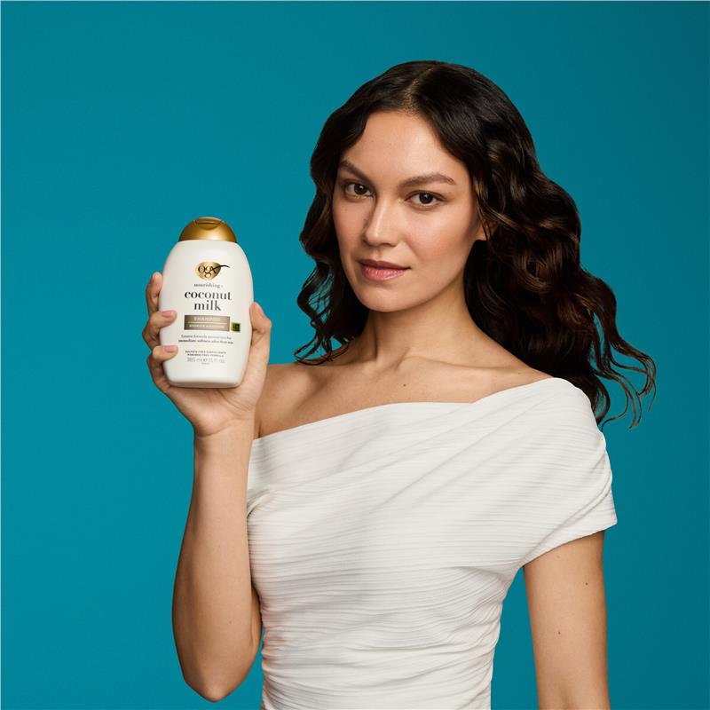 Ogx Nourishing + Hydrating Coconut Milk Shampoo For Dry Hair 385mL