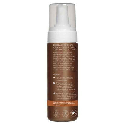 Le Tan Classic Tan Self Tanning Foam Medium Dark 180ml