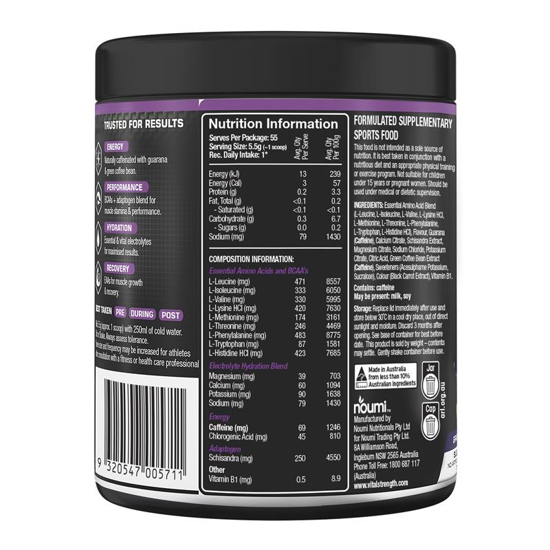 Vital Strength Amino Max EAA Grape 300g