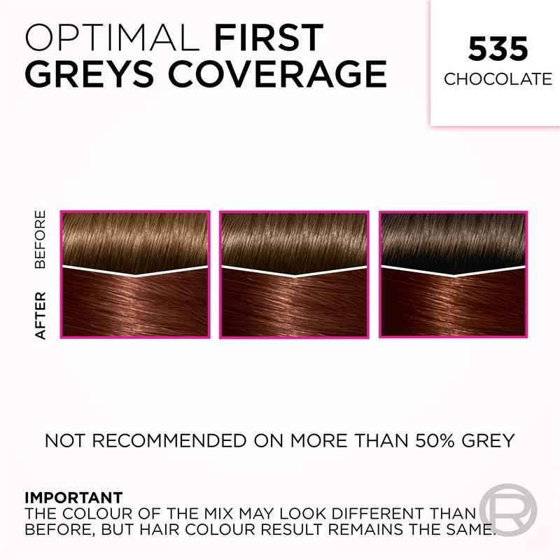 L'Oreal Paris Casting Creme Gloss Semi-Permanent Hair Colour - 535 Chocolate (Ammonia Free)