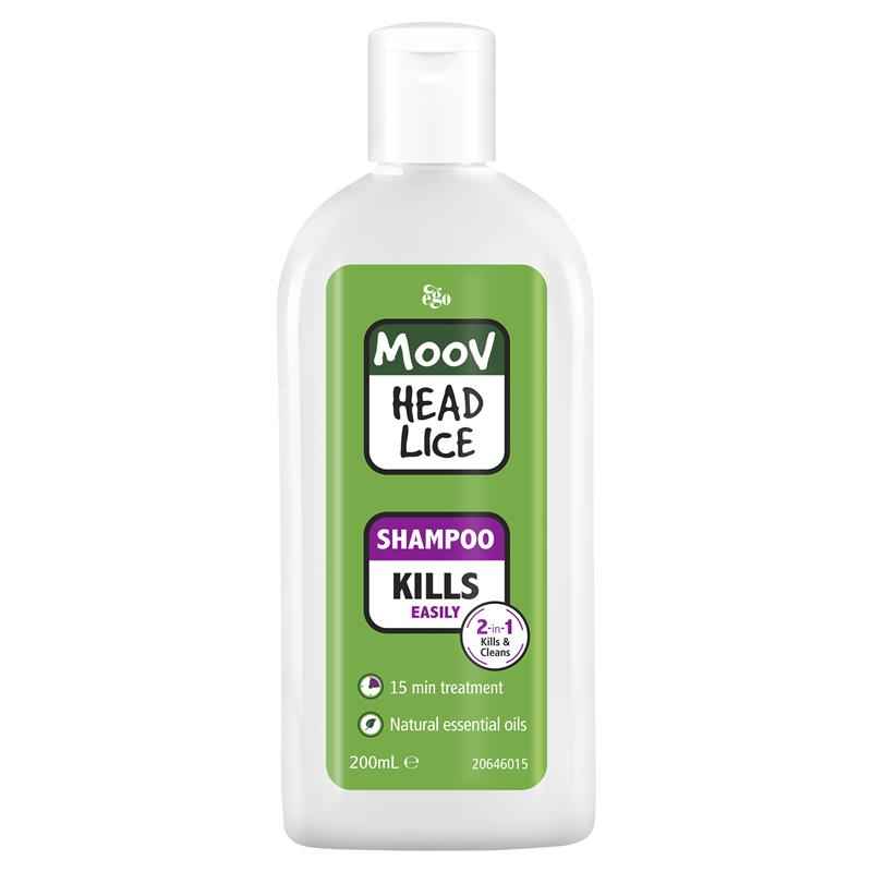 Moov Head Lice Shampoo 200Ml - Lice/Nits