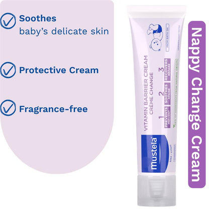 Mustela Vitamin Barrier Cream 108g