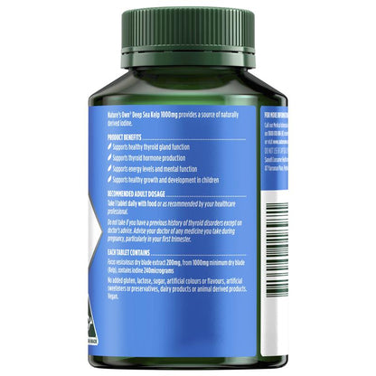 Nature's Own Kelp 1000mg 200 Tablets - GimmeNow