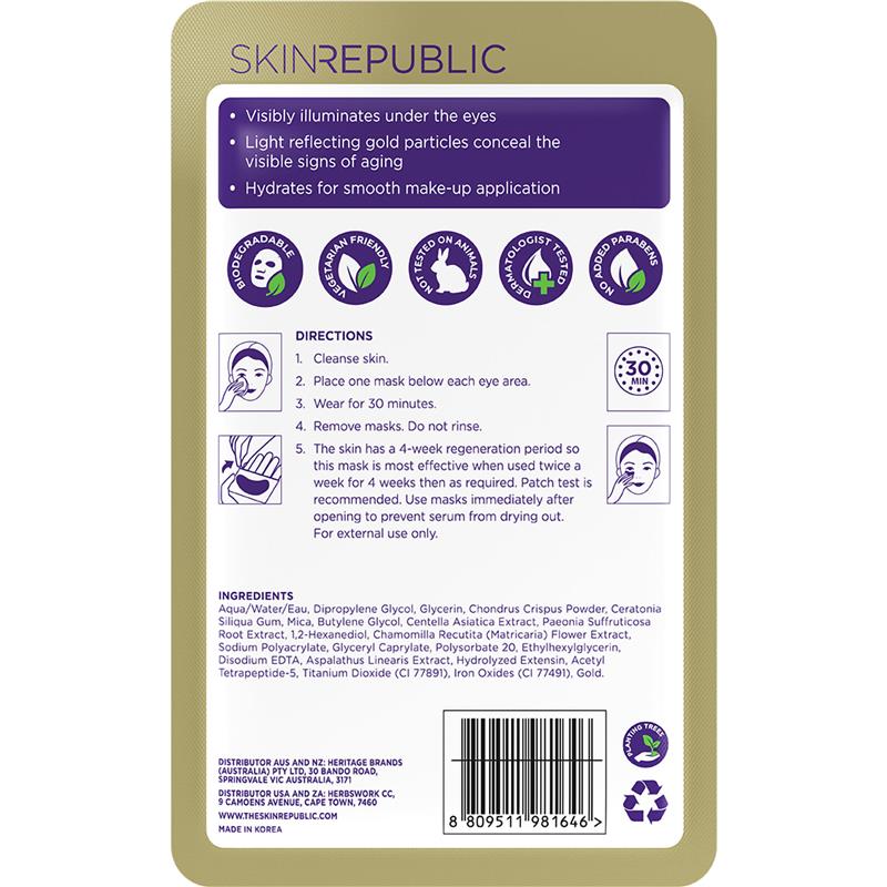 Skin Republic 24k Gold Under Eye Patches