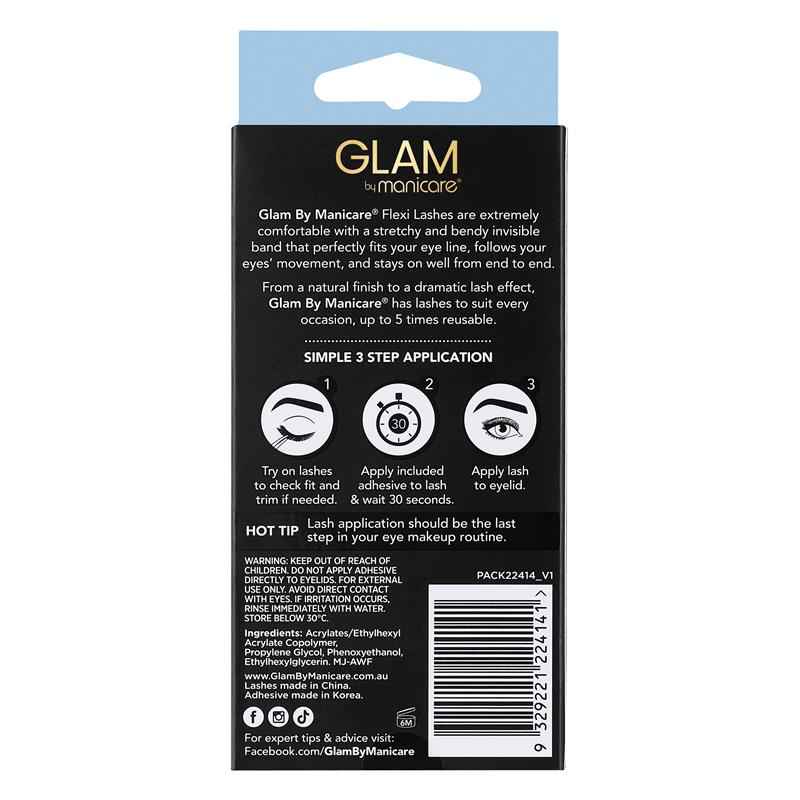 Glam By Manicare River Flexi Lashes Natural
