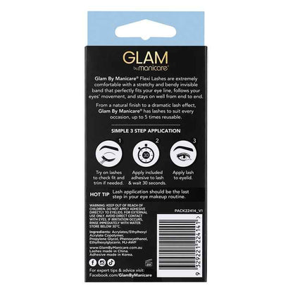 Glam By Manicare River Flexi Lashes Natural