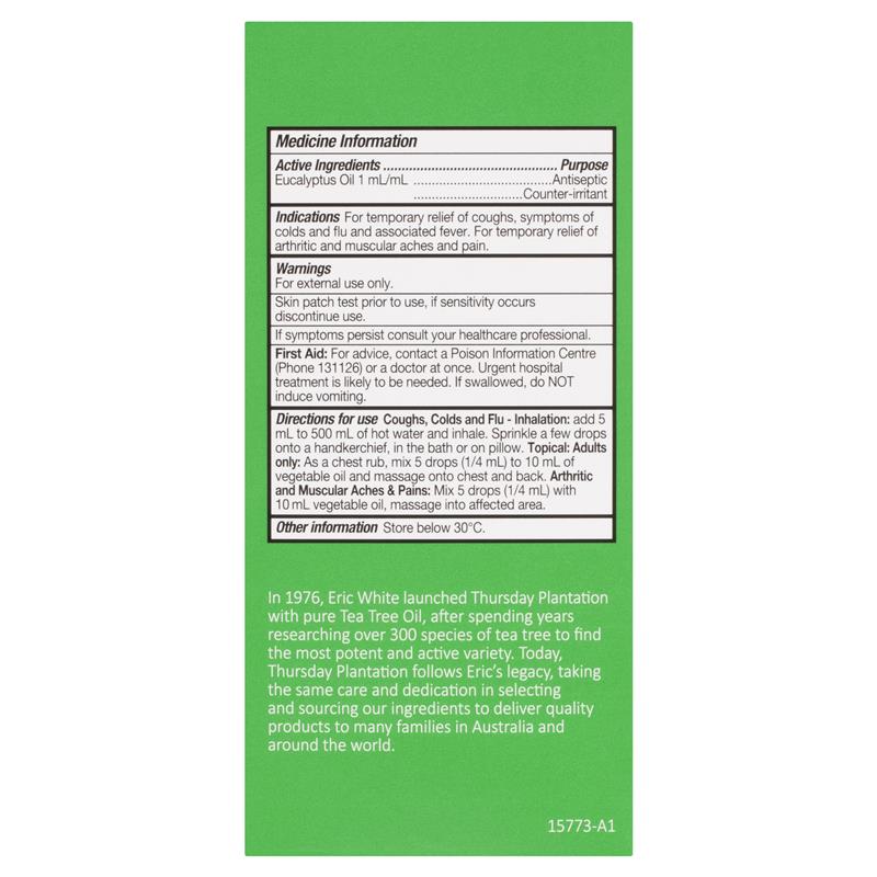 Thursday Plantation 100% Pure Eucalyptus Oil 200ml