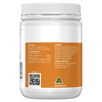 Healthy Care Vitamin C 500mg Chewable 500 Tablets