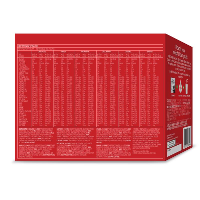 Fatblaster Weight Loss Shake Variety Pack 14 x 33g