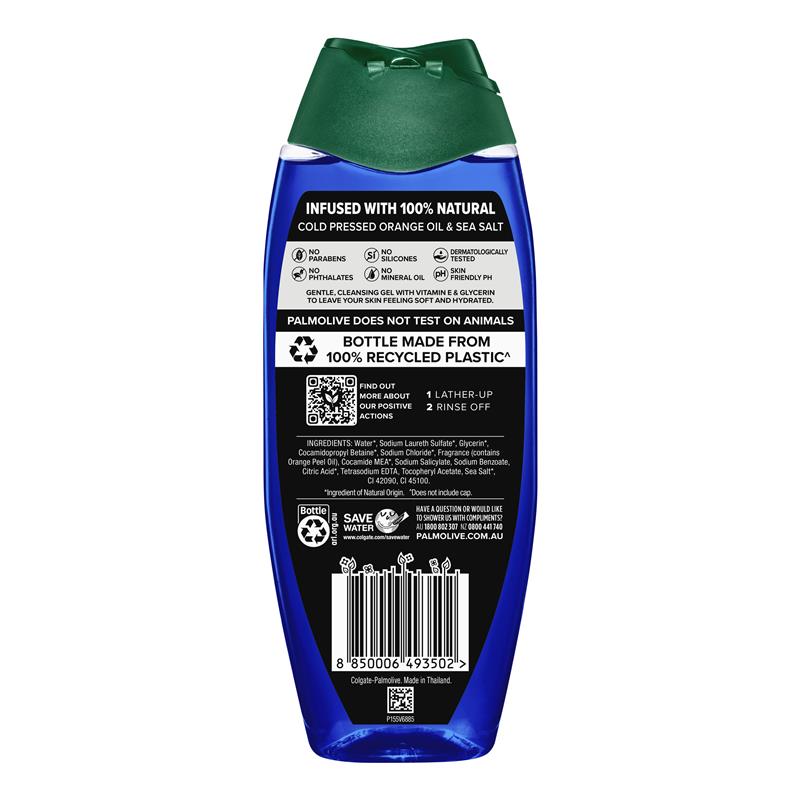 Palmolive Men Body Wash Active with Sea Minerals Shower Gel 500ml