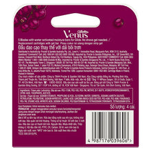 Gillette Venus Comfort Glide Sugarberry Blade Refills 4 Pack