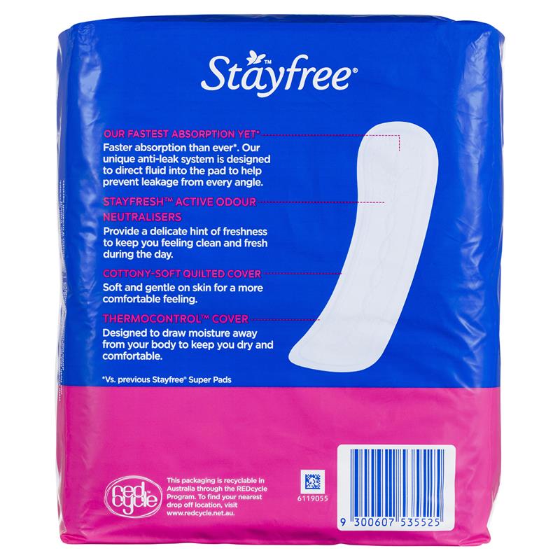 Stayfree Super Pads 18 Pack