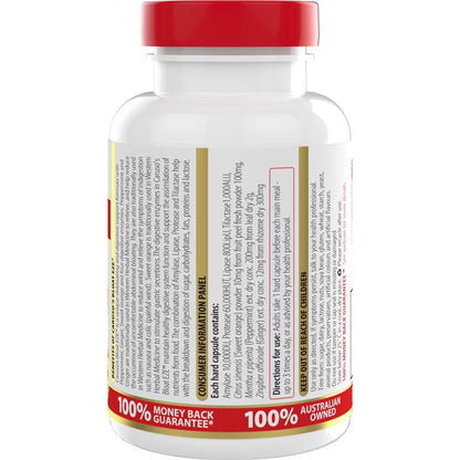 Carusos Bloat Eze 60 Capsules