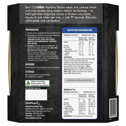 Optislim Healthy Option Meal Spinach & Ricotta Tortellini 300g NEW