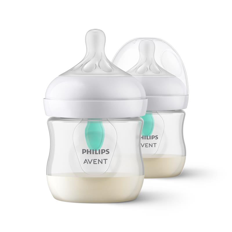 Avent Natural Response Feeding Bottles with AirFree Vent 125ml 2 Pack