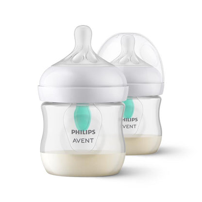Avent Natural Response Feeding Bottles with AirFree Vent 125ml 2 Pack