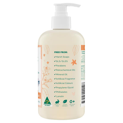 Gaia Natural Baby Bath & Body Wash 500ml Pump