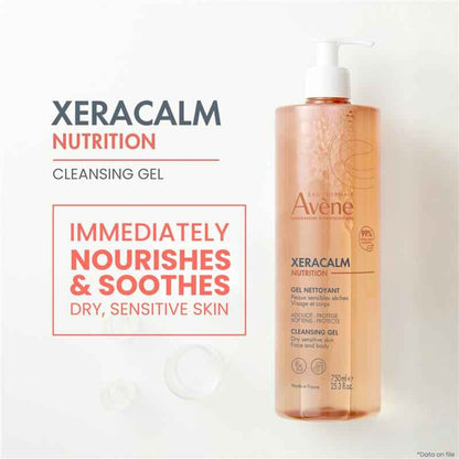 Avene Xeracalm Nutrition Cleansing Gel 750ml