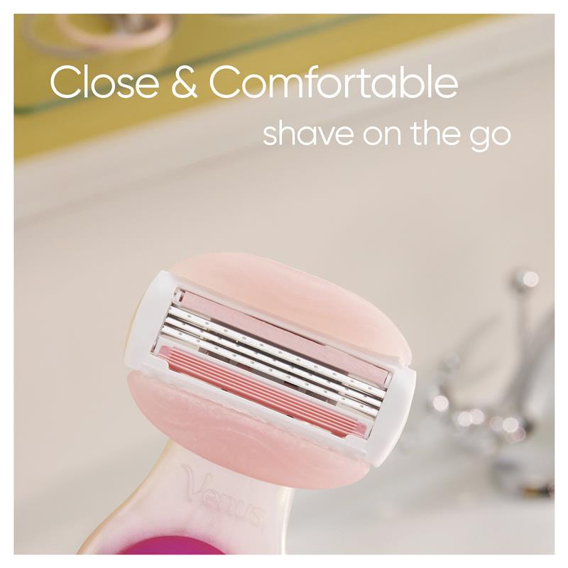 Gillette Venus Comfortglide White Tea Mini Razor + 1 Blade