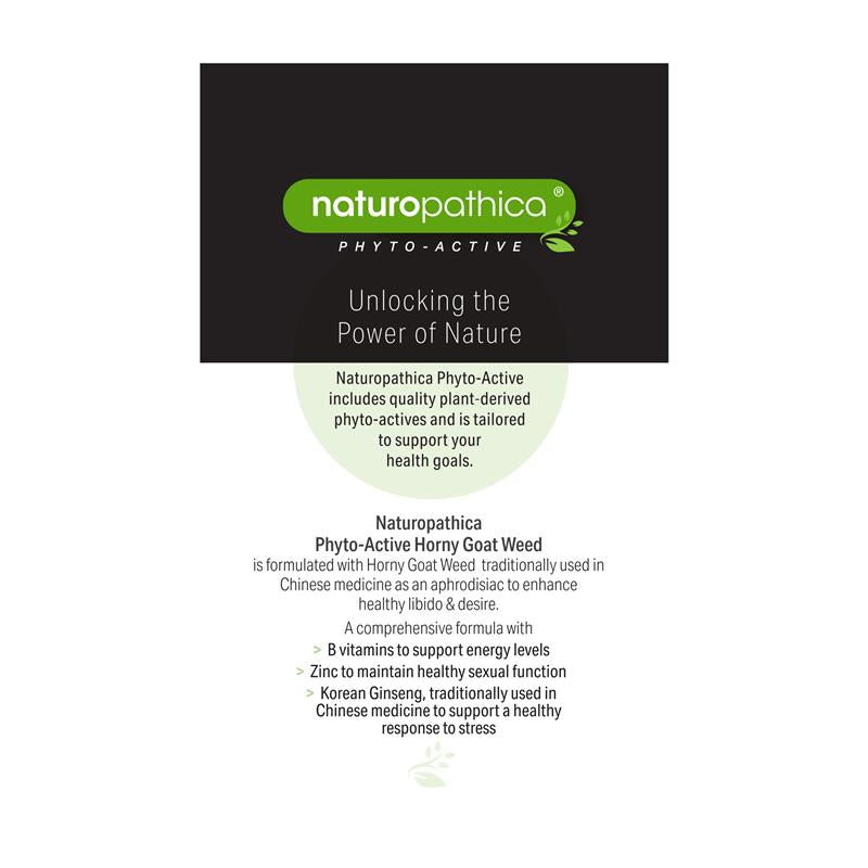 Naturopathica Horny Goat Weed for Him 50 Tablets