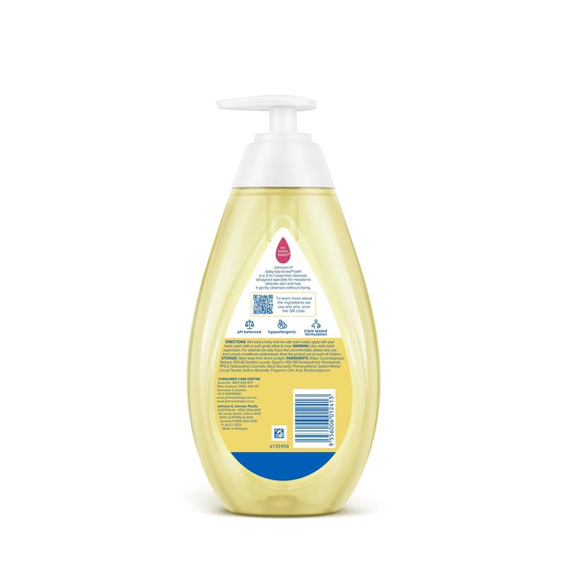 Johnson & Johnson Baby Bath Top-To-Toe 500mL